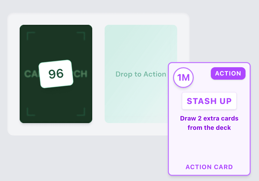 Playing an action card