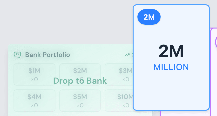 Adding money to bank